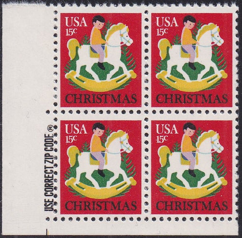 # 1769 (1978) Child on Hobby Horse - Zip Code, BK/4, LL, MNH