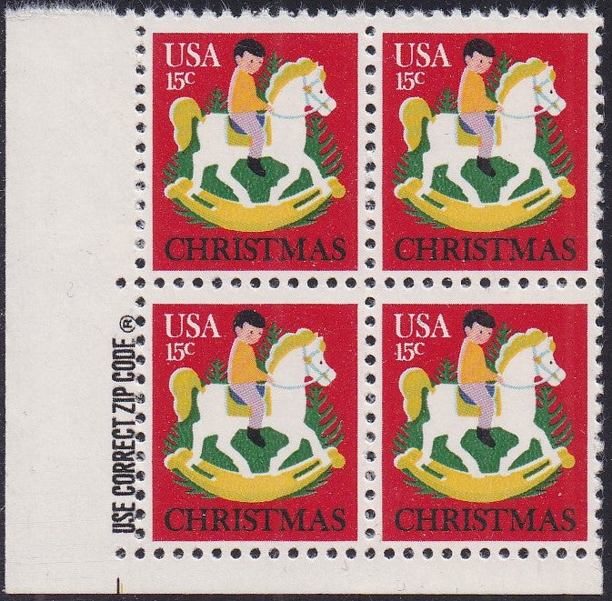 # 1769 (1978) Child on Hobby Horse - Zip Code, BK/4, LL, MNH