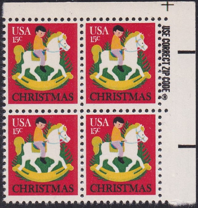 # 1769 (1978) Child on Hobby Horse - Zip Code, BK/4, UR, MNH