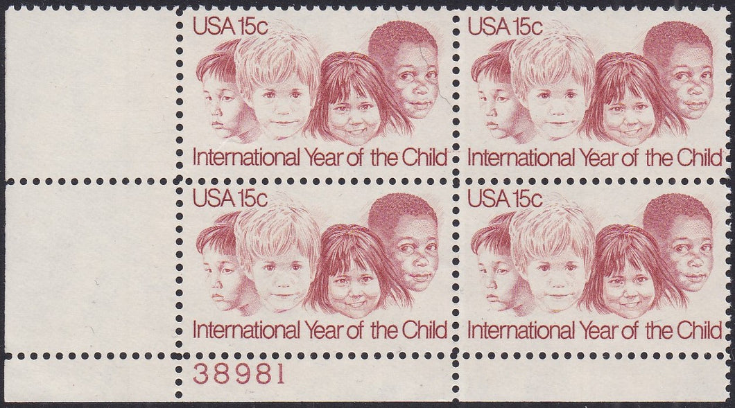 # 1772 (1979) Year of the Child - PB, LL #38981, MNH