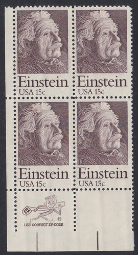 # 1774 (1979) Einstein - Mr. Zip, BK/4, LL, MNH