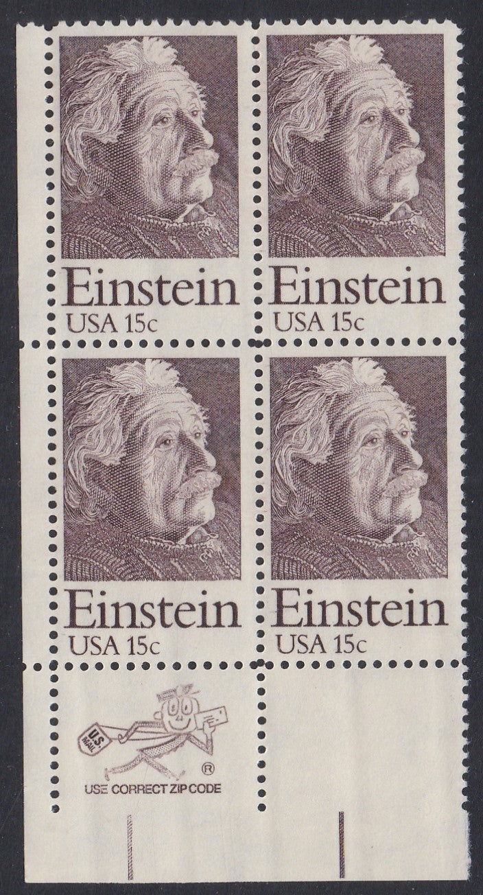 # 1774 (1979) Einstein - Mr. Zip, BK/4, LL, MNH