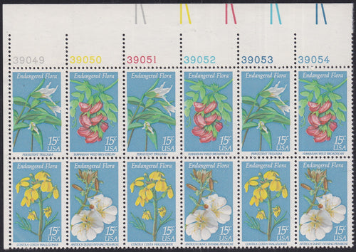 # 1783-86 (1979) Flowers - PB/12, UL #39054, MNH