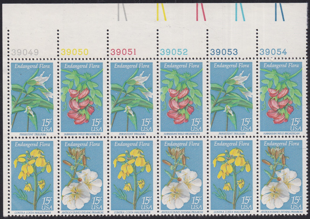 # 1783-86 (1979) Flowers - PB/12, UL #39054, MNH