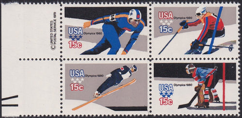 # 1795-98 (1980) Olympics, 11.25x10.5 - Copy, BK/4, L, MNH