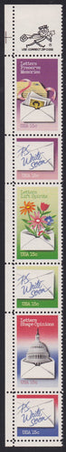 # 1805-10 (1980) Letter Writing - Mr. Zip, Strip/6, UL, MNH