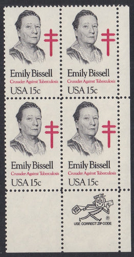 # 1823 (1980) Bissell - Mr. Zip, BK/4, LR, MNH