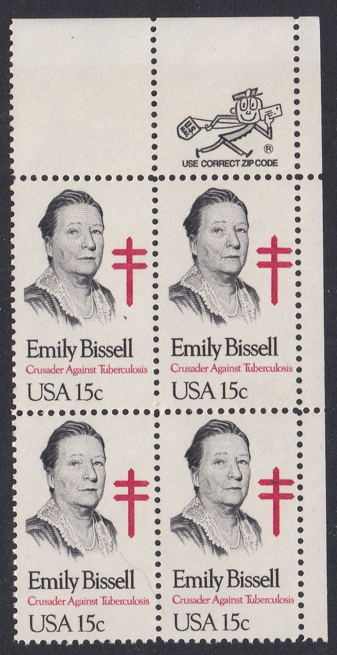 # 1823 (1980) Bissell - Mr. Zip, BK/4, UR, MNH