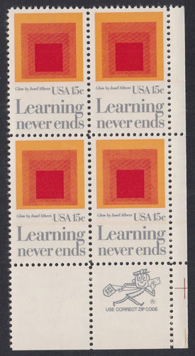 # 1833 (1980) Education - Mr. Zip, BK/4, LR, MNH