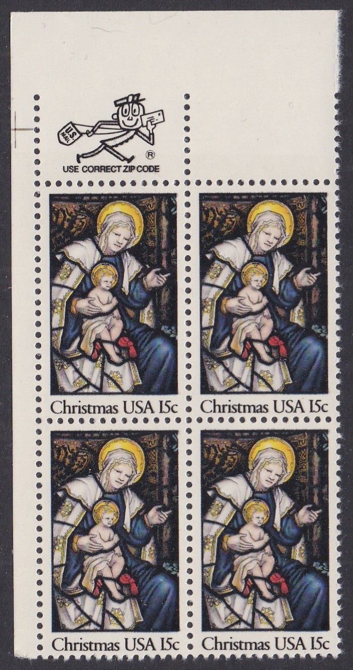 # 1842 (1980) Madonna - Mr. Zip, BK/4, UL, MNH