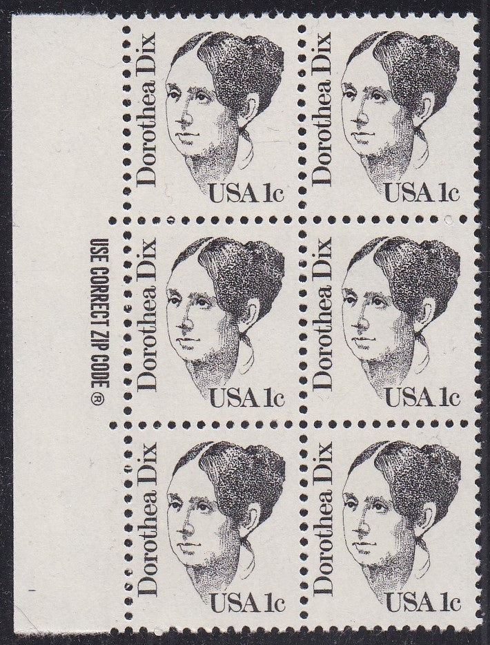 # 1844 (1983) Dix, SB tag, perf 11.2 - Zip BK/6, L, MNH
