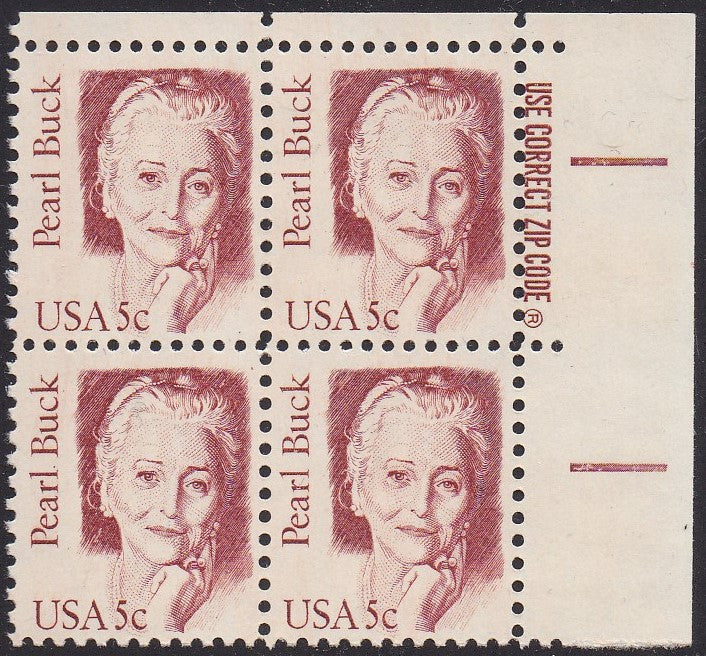 # 1848 (1983) Buck, OA tag - Zip BK/4, UR, MNH