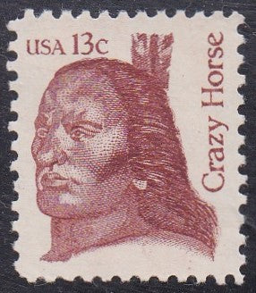 # 1855 (1982) Crazy Horse, OA tag - Sgl, XF MNH