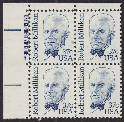 # 1866 Millikan, OA tag - Zip BK/4, LL, MNH