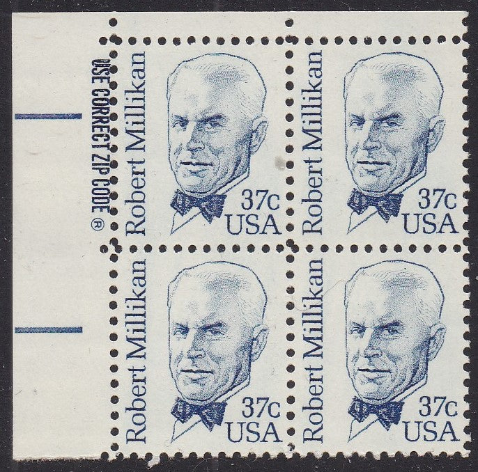 # 1866 Millikan, OA tag - Zip BK/4, LL, MNH