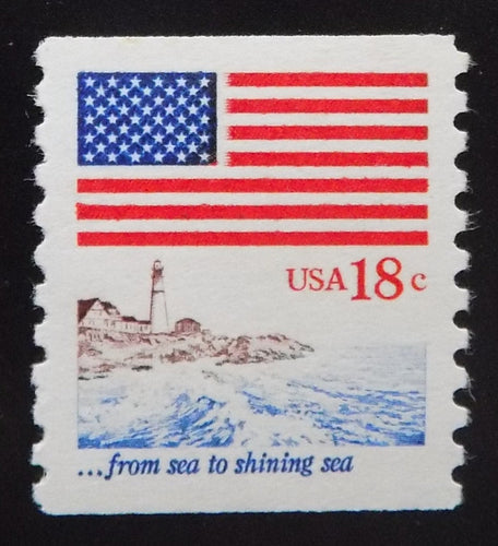 # 1891 (1981) Flag & Anthem - Coil Sgl, XF