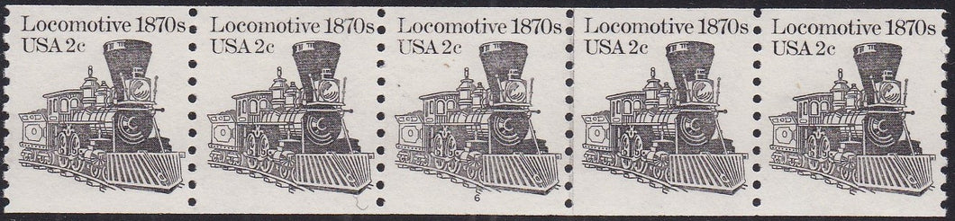 # 1897A (1982) 1870's Locomotive - PS/5, #6, FVF MNH (PNC)