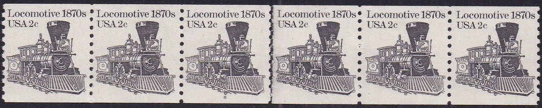 # 1897A (1982) 1870's Locomotive - PS/6, #8, VF MNH (PNC)