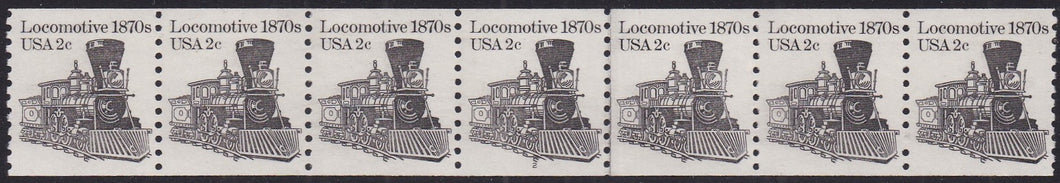 # 1897A (1982) 1870's Locomotive - PS/7, #2, FVF MNH (PNC)