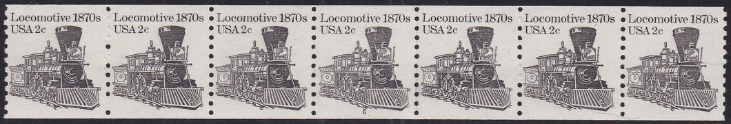 # 1897A (1982) 1870's Locomotive - PS/7, #6, VF MNH (PNC)
