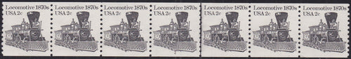 # 1897A (1982) 1870's Locomotive - PS/7, #8, VF MNH (PNC)