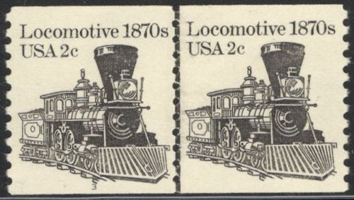 # 1897A (1982) 1870's Locomotive - PS/2, #3, XF MNH