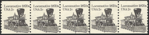 # 1897A (1982) 1870's Locomotive - PS/5, #3, F MNH