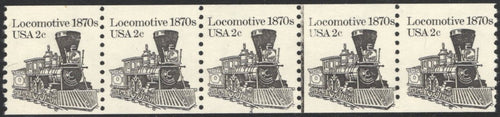 # 1897A (1982) 1870's Locomotive - PS/5, #4, F MNH