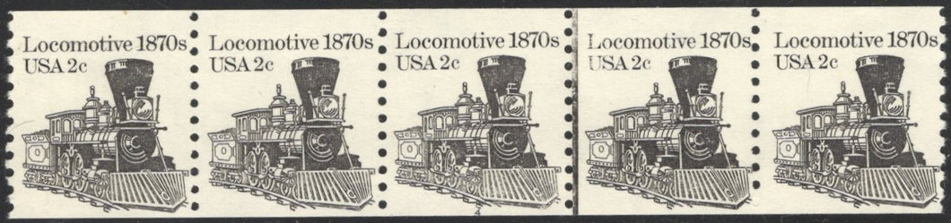 # 1897A (1982) 1870's Locomotive - PS/5, #4, F MNH