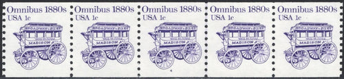 # 1897 (1983) 1880's Omnibus Coil - PS/5, #4, VF MNH