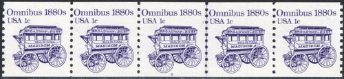 # 1897 (1983) 1880's Omnibus Coil - PS/5, #5, FVF MNH