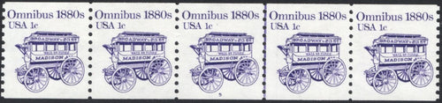 # 1897 (1983) 1880's Omnibus Coil - PS/5, #5, VF MNH
