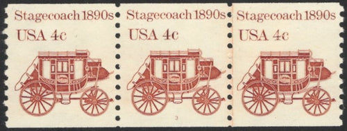 # 1898A (1982) 1890's Stagecoach - PS/3, #3, VF MNH