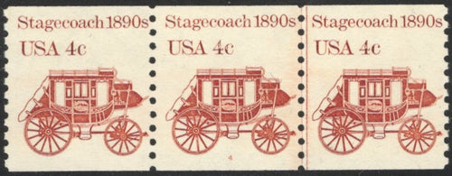# 1898A (1982) 1890's Stagecoach - PS/3, #4, VF MNH