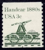 # 1898 (1983) 1880's Handcar - PS/1, #2, VF MNH