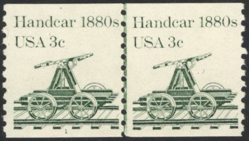 # 1898 (1983) 1880's Handcar - PS/2, #1, VF MNH