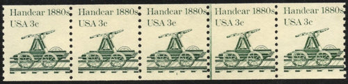 # 1898 (1983) 1880's Handcar - PS/5, #1, F MNH
