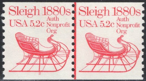 # 1900 (1983) 1880's Sleigh - PS/2, #2, VF MNH