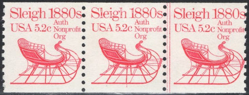 # 1900 (1983) 1880's Sleigh - PS/3, #1, Fine MNH