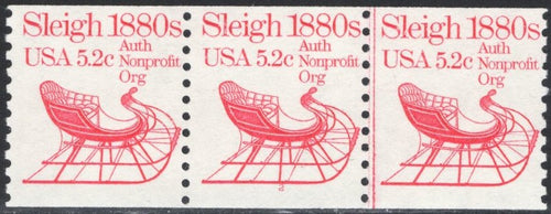 # 1900 (1983) 1880's Sleigh - PS/3, #2, Fine MNH