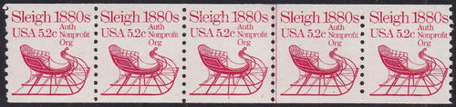 # 1900 (1983) 1880's Sleigh - PS/5, #1, FVF MNH (PNC)