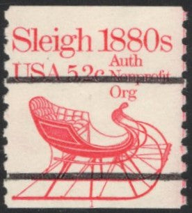 # 1900a (1983) 1880's Sleigh, Precancel - PS/1, #1, VF MNH