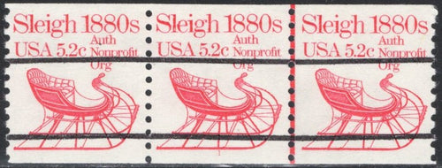 # 1900a (1983) 1880's Sleigh, Precancel - PS/3, #1, XF MNH