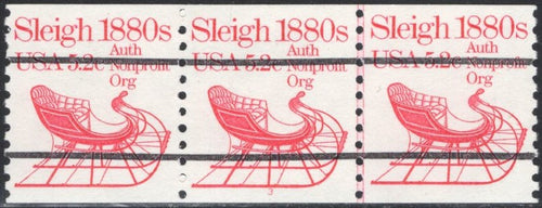 # 1900a (1983) 1880's Sleigh, Precancel - PS/3, #3, XF MNH