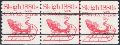 # 1900a (1983) 1880's Sleigh, Precancel - PS/3, #5, XF MNH