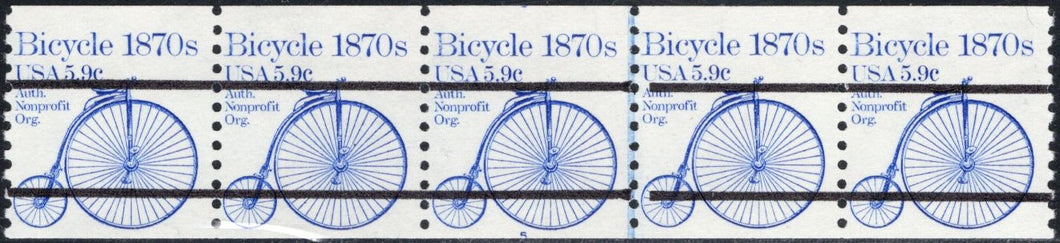 # 1901a (1982) 1870's Bicycle, Precancel - PS/5, #5, VF MNH