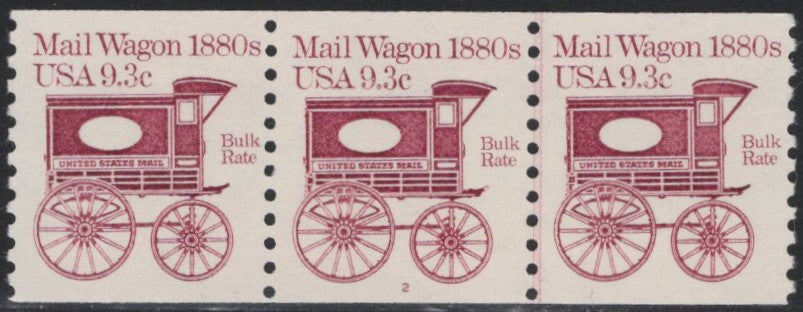 # 1903 (1981) 1880's Mail Wagon - PS/3, #2 VF MNH
