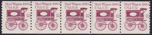 # 1903 (1981) 1880's Mail Wagon - PS/5, #1, VG MNH