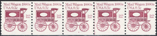 # 1903 (1981) 1880's Mail Wagon - PS/5, #2, VF MNH