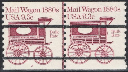 # 1903a (1981) 1880's Mail Wagon, Precancel - PS/2, #2, VF MNH